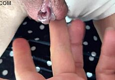 I'm fingering my dripping wet juicy hairy pussy, teen 18+ close up, so horny!