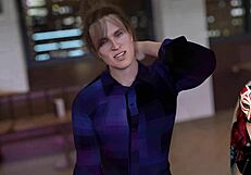 Cheating Wife Flirts and Strips in Debauchery Steps 24