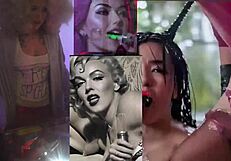 manic sabrina explores her pinball fetish in bizarre ways