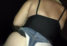 Blondie married gets intense blowjob and doggystyle at glory hole