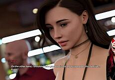 Cheating Wife Flirts and Strips in Debauchery Steps 24