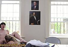 Curious about this Mormon amateur eating muff in HD?