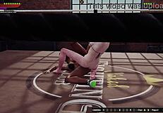 dela and bree in naked fight with rough fingering