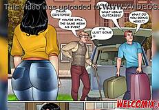 Pops The Old Pervert As Unwelcome Guest In Comic