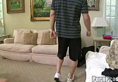 Whoa! Check Out This Hot Big Tit Massage With Brunette Action!