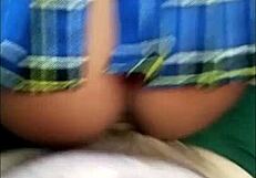 my stepdad made me sit on my tight pussy and it hurt so bad