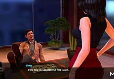 anime girl reveals her ass in fashion business