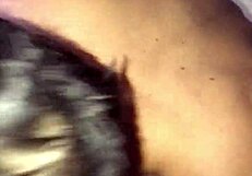 Melanina's Public Bareback Blowjob with Big Black Cock