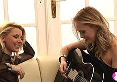 what’s hotter than viv thomas lesbian hd with rock chicks licking on sofa?