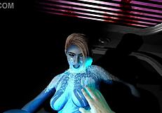 How does Cortana handle my dick in 3D hentai?