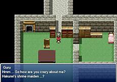 whoa, watch reimu get brainwashed into anal with huge cocks in this garage scene, part 2!