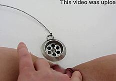 milf pissing in bath with close-up fetish asmr amateur action