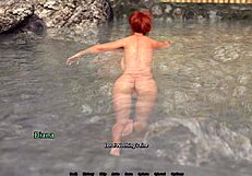 Public Onsen Threesome With Strangers and Redhead Milf in Ep 20