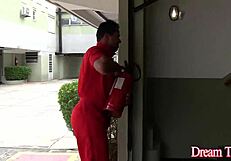 Horny tranny Babi Aydal craves a hard COCK in her tight ASS. She'll do anything to get it pounded!