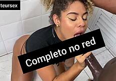Novinha anal in bathroom