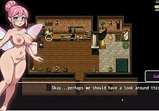 cute girl with huge tits falls in bathtub, exposes wet pussy