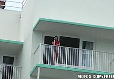 Mofos Brunette Flashes Hairless Pussy And Boobs For Dirty Boyfriend In Bedroom