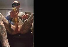 Hot Fleshlight Session with Intense Handjob and Cumshot