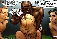  Husband Caught Friends Gangbanging Wife in Interracial Poker Game