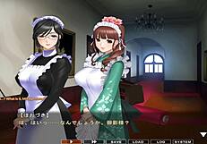 maid-san explores boin game with hozuki in scene 4 english version