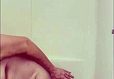 shower time turns steamy with milf vee