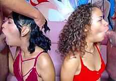 two swinger couples swap wives for intense hardcore banging