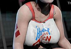 harley’s massive tits and ass in wild hentai action with monster cock, damn! 😍