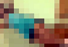 Teen babe shows tight panties under skirt with cute pigtails