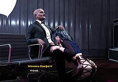 Blonde babe rides old man with intense anal action in gameplay