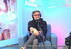 Annie marin, that sexy blonde, bangs her friend hard on juan bustos podcast. It’s a wet and wild casting session!