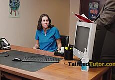 Principal Aggressively Fucks Desperate Nurse in Hospital Setting