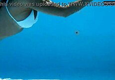 Angelica, the Best Milf Ever, Strips Naked in Public Pool with Big Ass