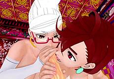 In Dandadan, Seiko and Momo use blowjobs and doggystyle to sexorcise Okarun.