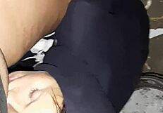 First I Showed My Neighbor Flowers Then Fucked Her Mouth Hard - Wet Pussy Play