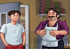 oh wow, big mature mexican ass in summertimesaga e1 43!