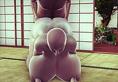 Japanese nun engages in group creampie banging during sexual preaching game