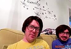 Tricked British Amateur Gives Intense Blowjob and Handjob to Nerd with Facial