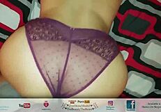 Big Booty Latina Rides Hairy Dick POV in Amateur Clip