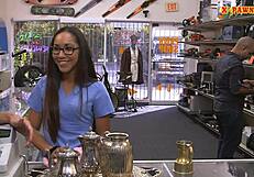 amateur babe with glasses gets spied on while sucking big cock in hospital