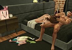 I seduced a horny slut with my muscular cock for a full fuck night