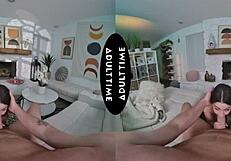 All-Natural Chanel Camryn Orgasms From Kyle Mason's Huge Dick In Vr Blowjob