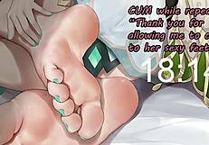 anime feet instructions for beta losers in domination game