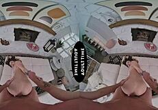 All-Natural Chanel Camryn Orgasms From Kyle Mason's Huge Dick In Vr Blowjob