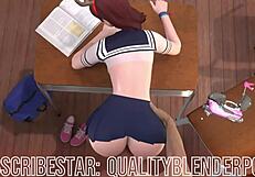 डी वा को स्कूल में जोरदार चोदा बड़ी गांड क्रीमपाई संग