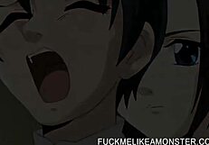 Man, this bound hentai slut just gets railed hard!