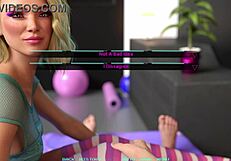 name88s triangle 20 - movie night with cute busty blonde