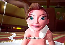 i fucked a tiny 18+ trans with giant busty trans in 3d cartoon hentai