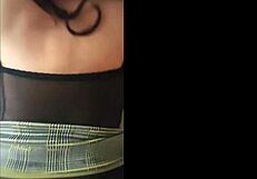 Ever wonder how stockings and big cock mix in close-up action?