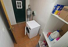 latina maid gets rough on the laundry machine