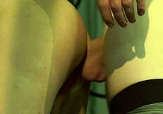 I tied up young submissive gay for bareback, but forgot the blowjob first